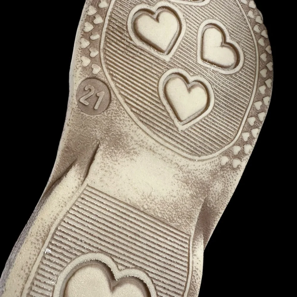 NWT Froddo Baby Girls Size 21 Silver Flower Sandals‎ Shoes Leather First Walkers